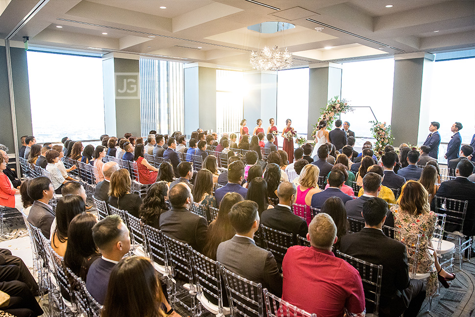 City Club wedding ceremony