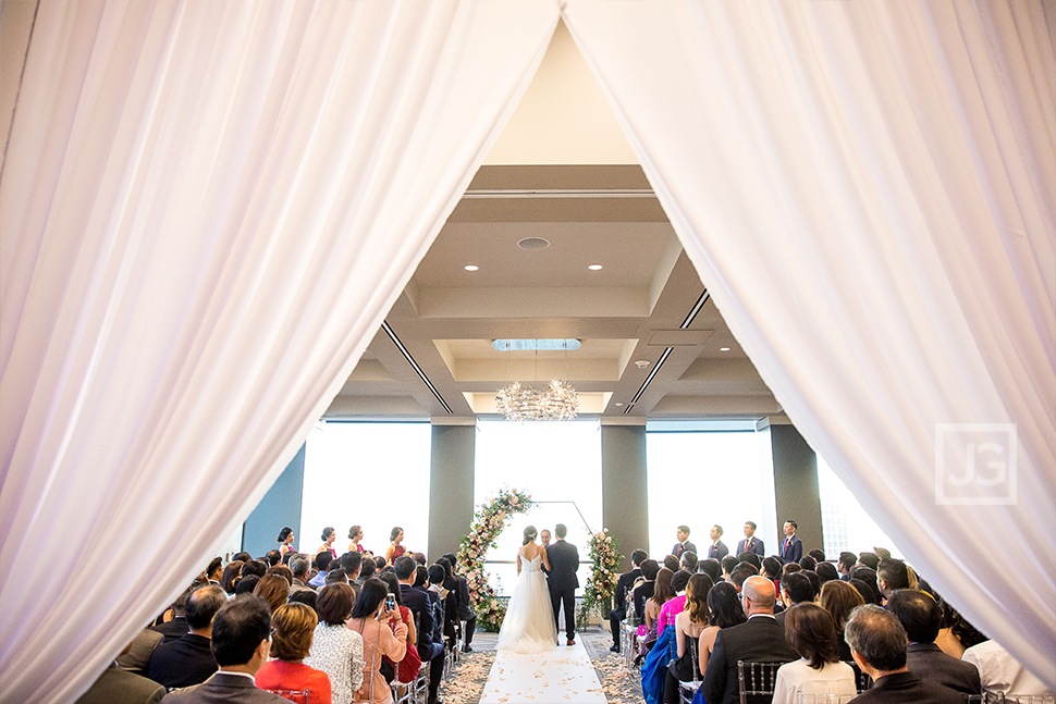 City Club wedding ceremony