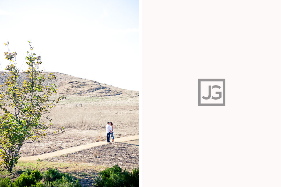 Irvine Engagement Photography Open Field