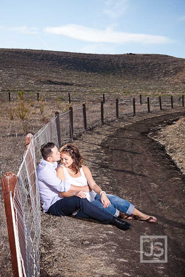 Open Field Engagement Photography