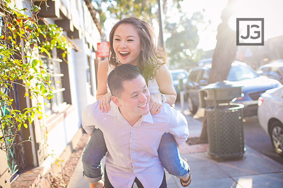 Downtown Laguna Beach Engagement Photography