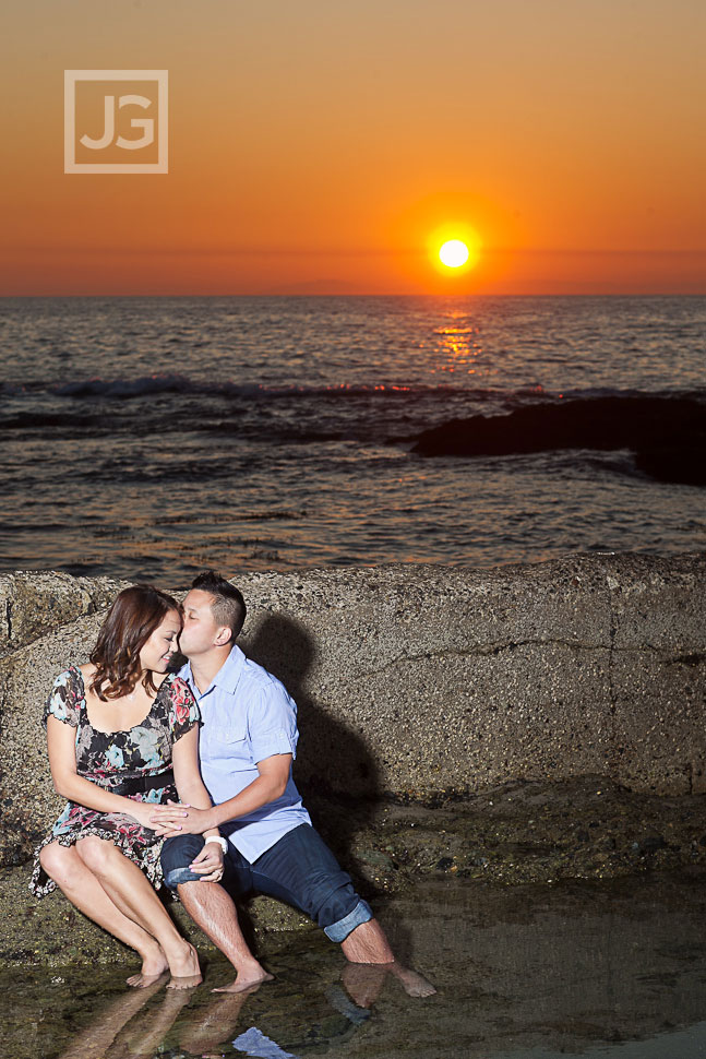 Laguna Beach Engagement Photography Sunset