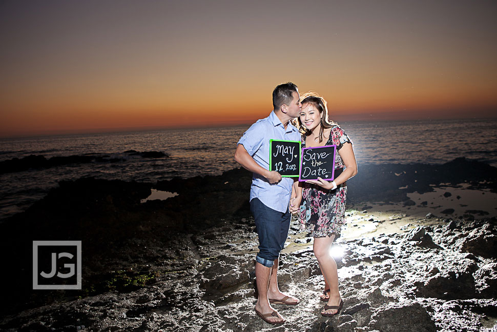 Laguna Beach Engagement Photography Save the Date