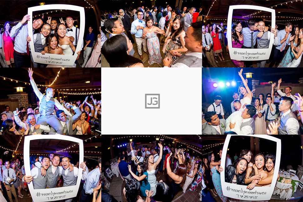 Descanso Garden Wedding Dance Floor