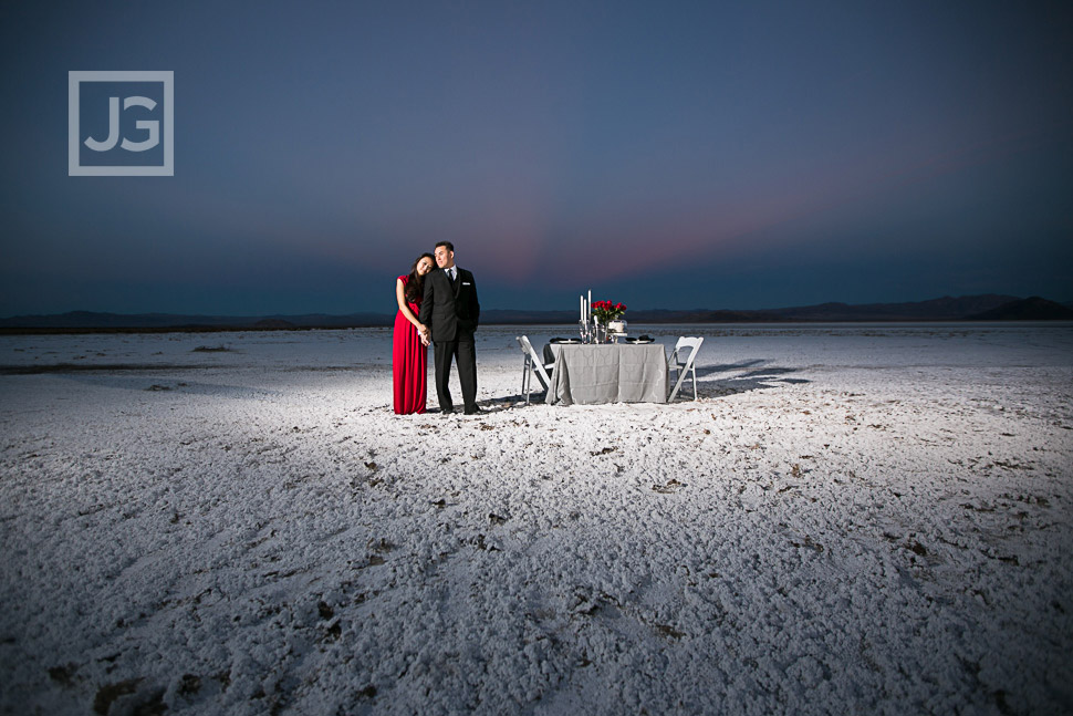 Salt Flat Engagement Photos