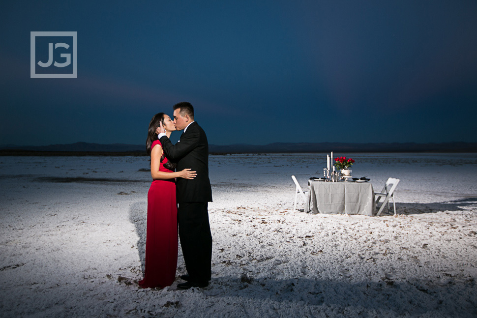 Salt Flat Desert Engagement Photos