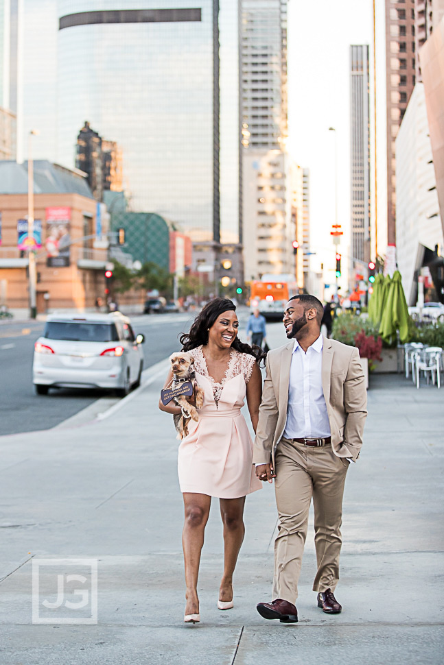 downtown-los-angeles-engagement-photo