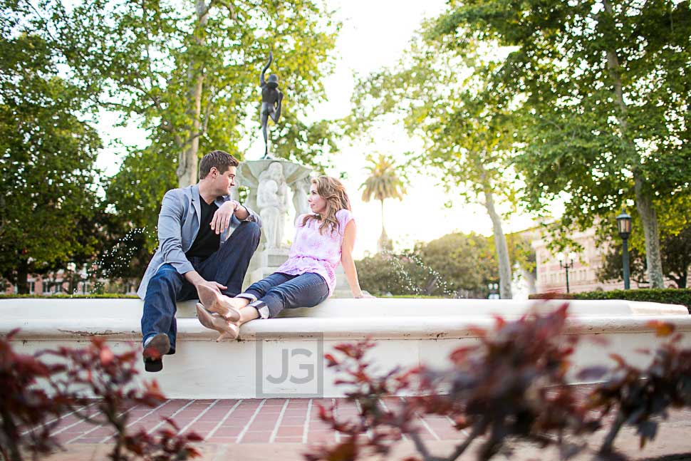 University of Southern California Engagement Photography