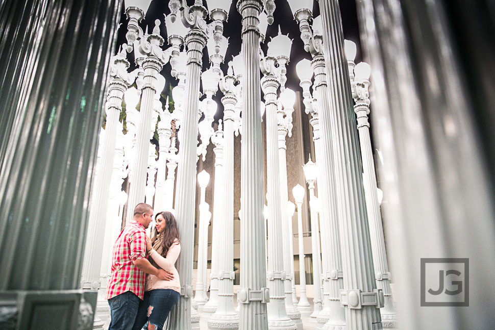 LACMA Engagement Photography