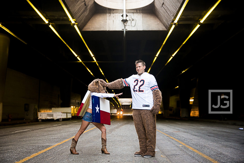 Downtown Los Angeles Engagement Photography