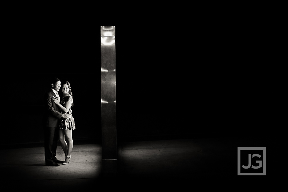 Downtown Los Angeles Engagement Photo