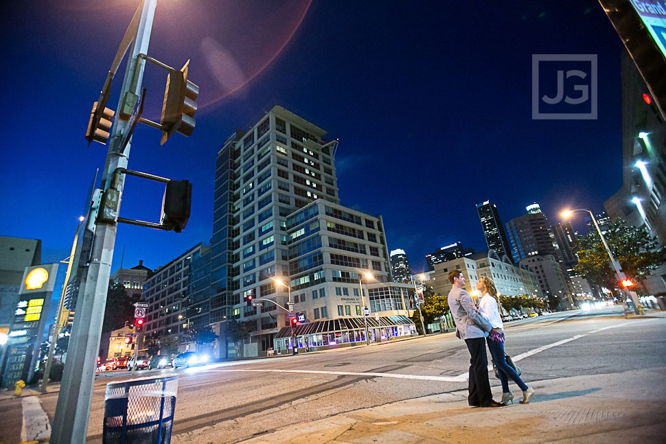 Downtown Los Angeles Engagement Photography