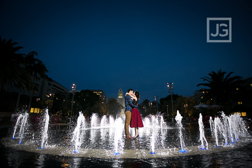 Downtown Los Angeles Engagement Photography