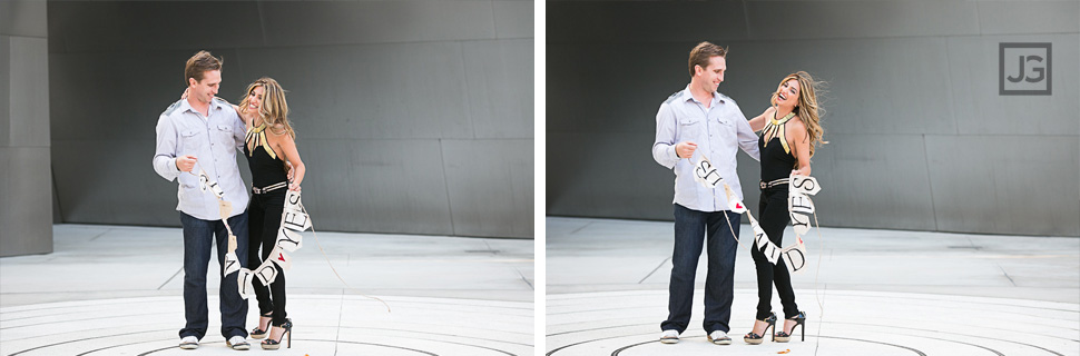 Concert Hall Engagement Photos