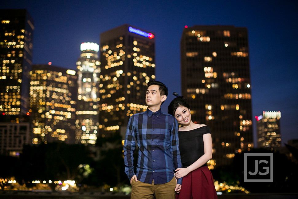 Downtown Los Angeles Engagement Photography