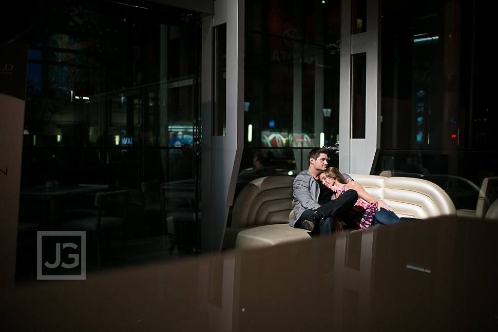 Downtown Los Angeles Engagement Photography JW Mariott
