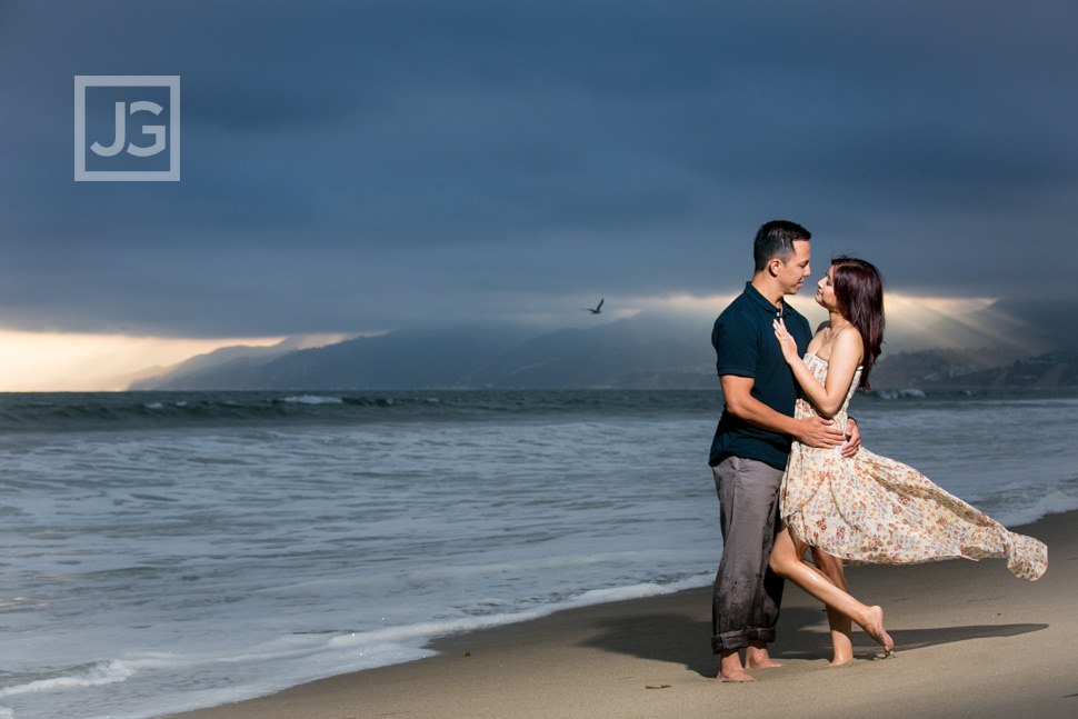 Santa Monica Engagement Photography