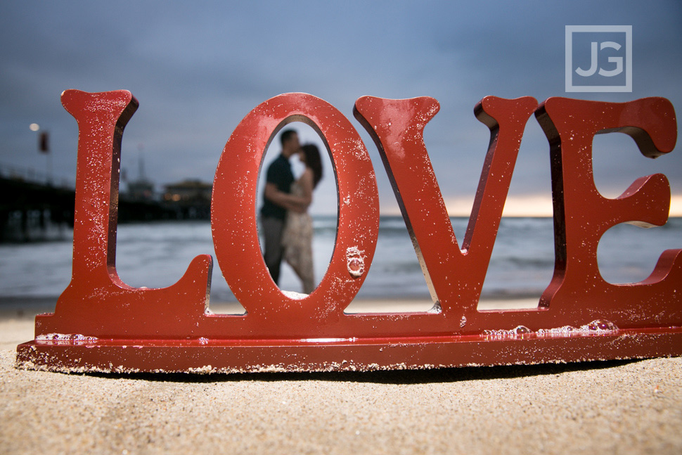 Santa Monica Engagement Photos