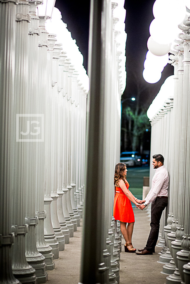 LACMA Engagement Photography