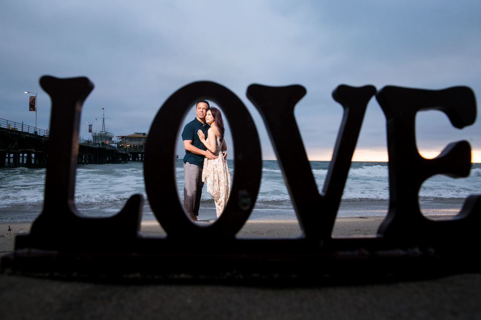 Santa Monica Engagement Photos