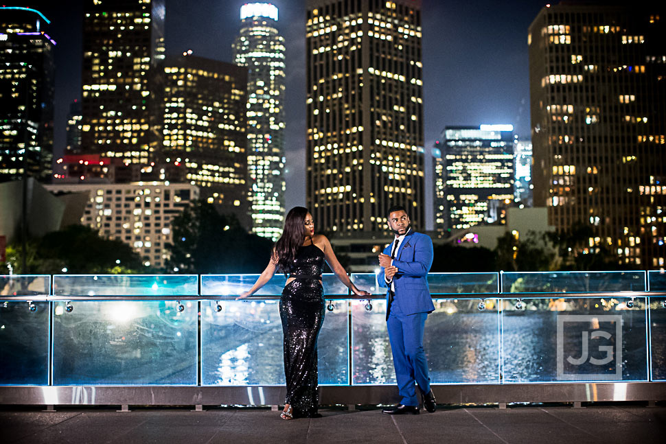 Downtown LA engagement photography