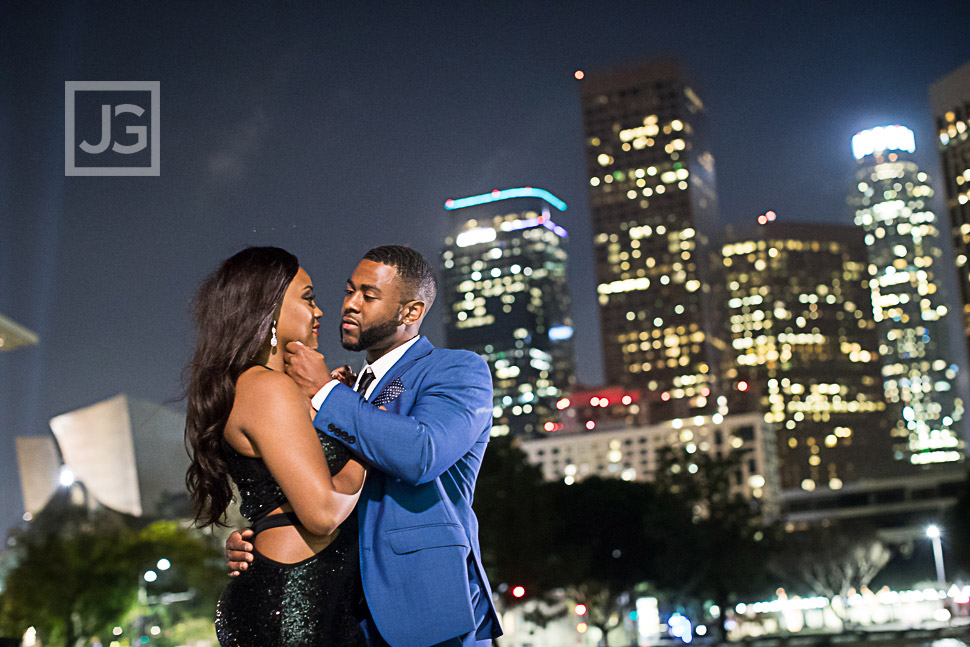 Downtown LA engagement photography