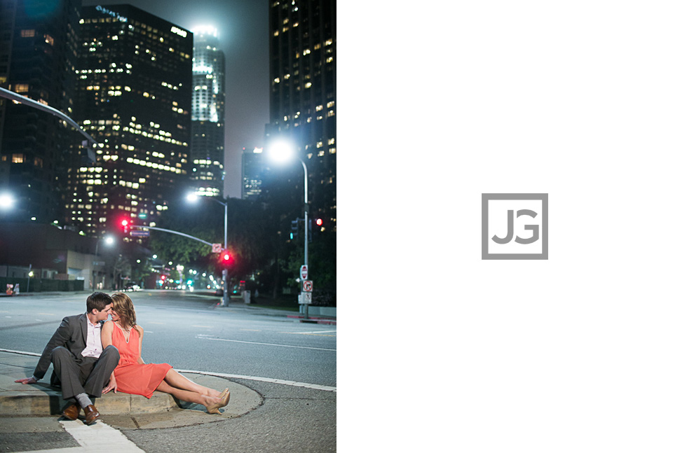 Downtown Los Angeles Engagement Photography