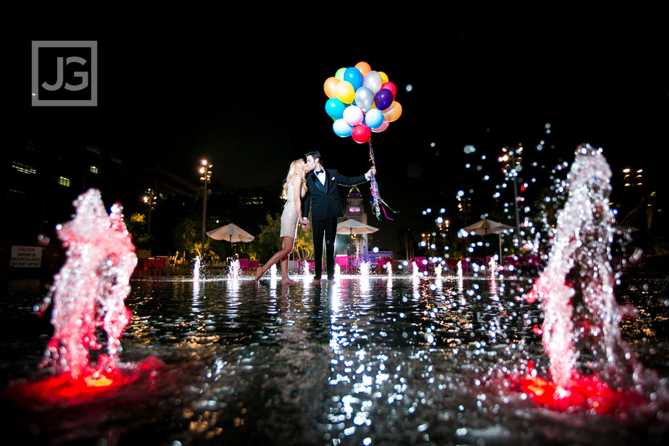 Balloons Engagement Photography Grand Park