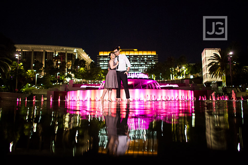 downtown-los-angeles-engagement-photography Grand Park