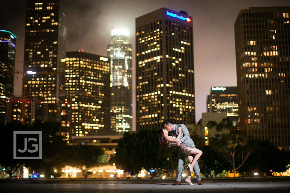 Downtown Los Angeles Engagement Photography