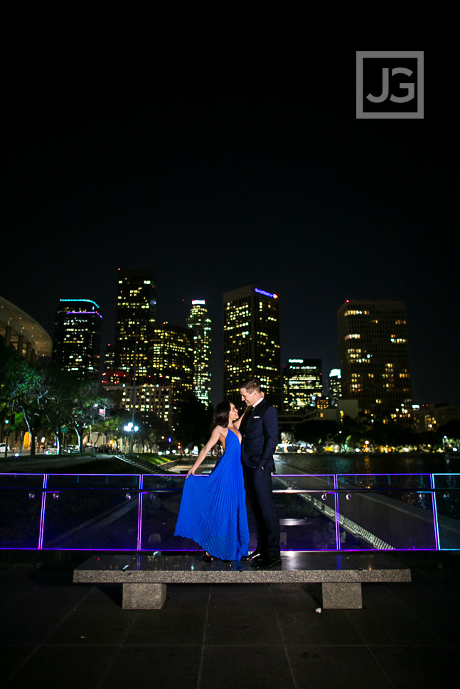 Downtown Los Angeles Engagement Photos DWP