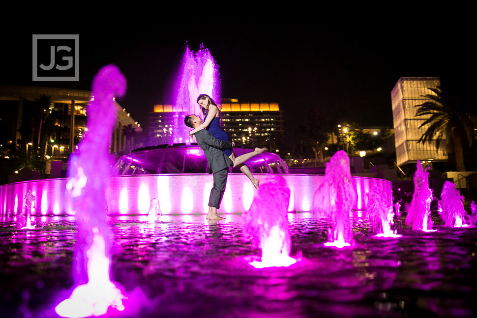 Downtown Los Angeles Engagement Photography Grand Park