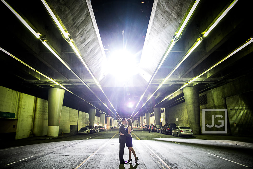 Downtown Los Angeles Engagement Photography