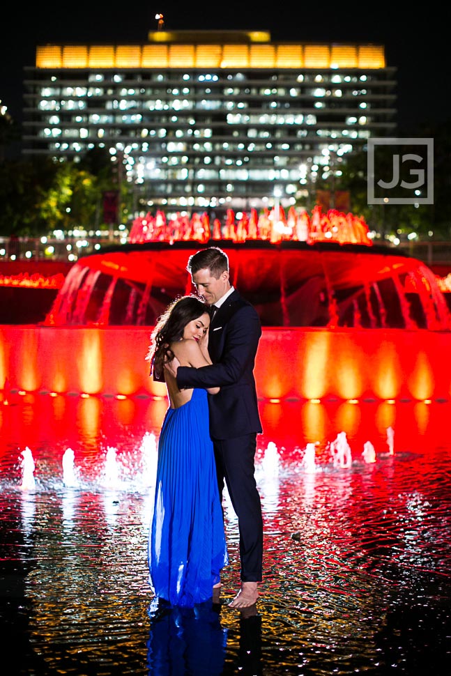Downtown Los Angeles Engagement Photography