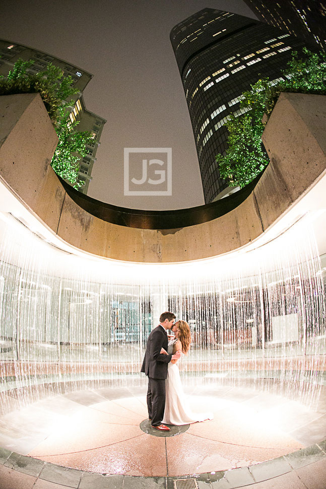Water Fountain Engagement Photos