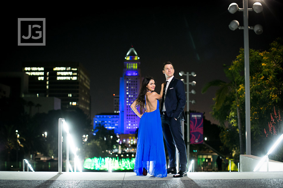Downtown Los Angeles Engagement Photos