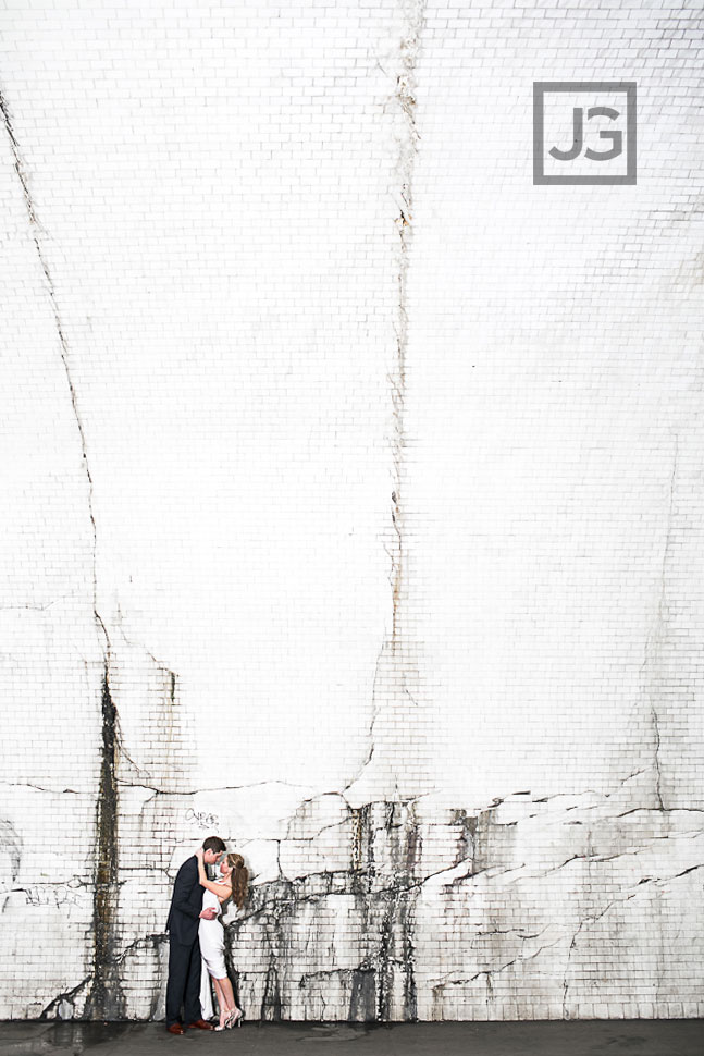 Downtown Los Angeles Wedding Photos Tunnel