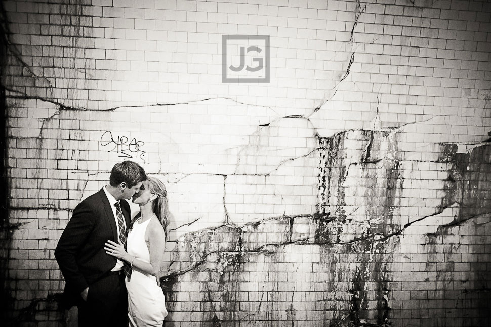 Downtown Los Angeles Wedding Photos Tunnel