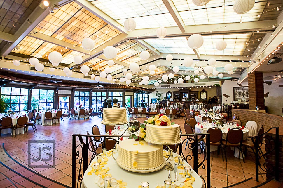 Adobe Capistrano wedding reception