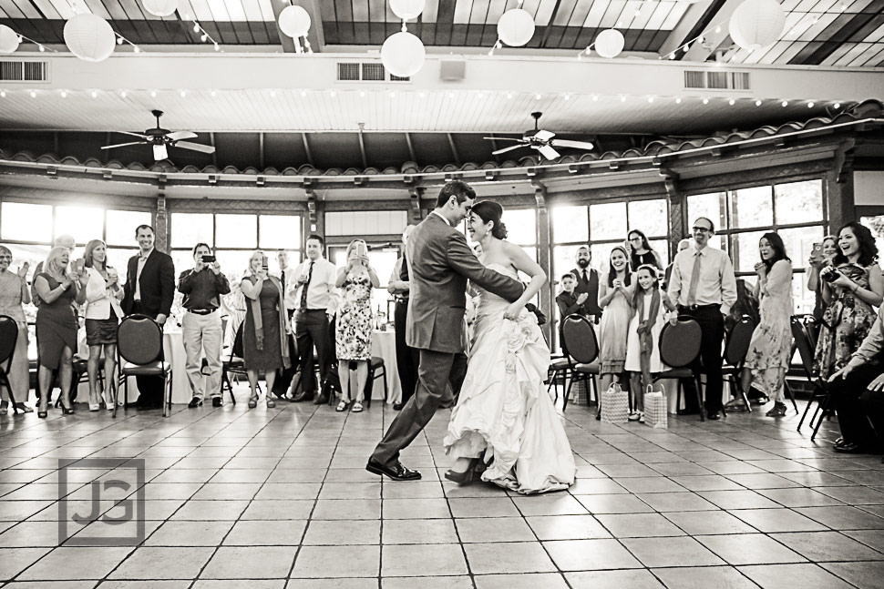 Adobe Capistrano wedding first dance