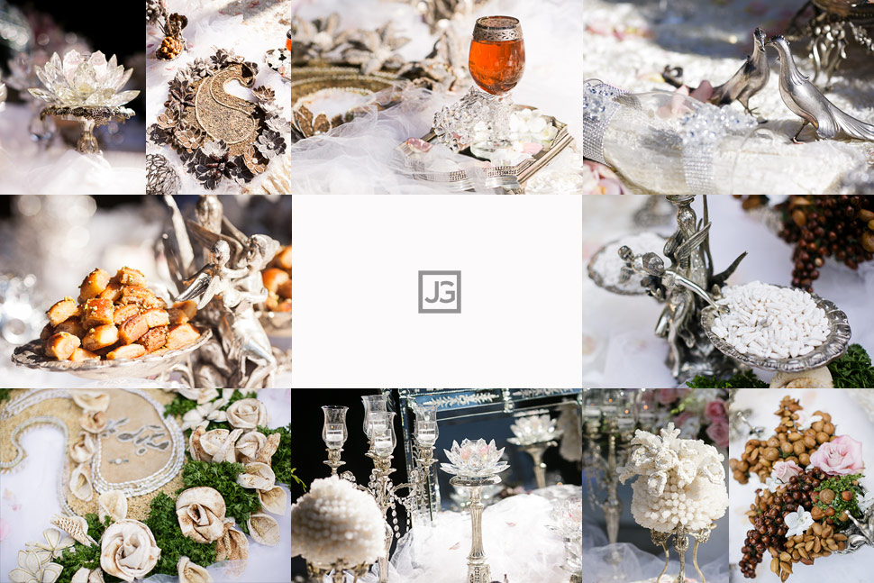 Sofreh Details Persian Wedding Ceremony at the Fairmont Hotel