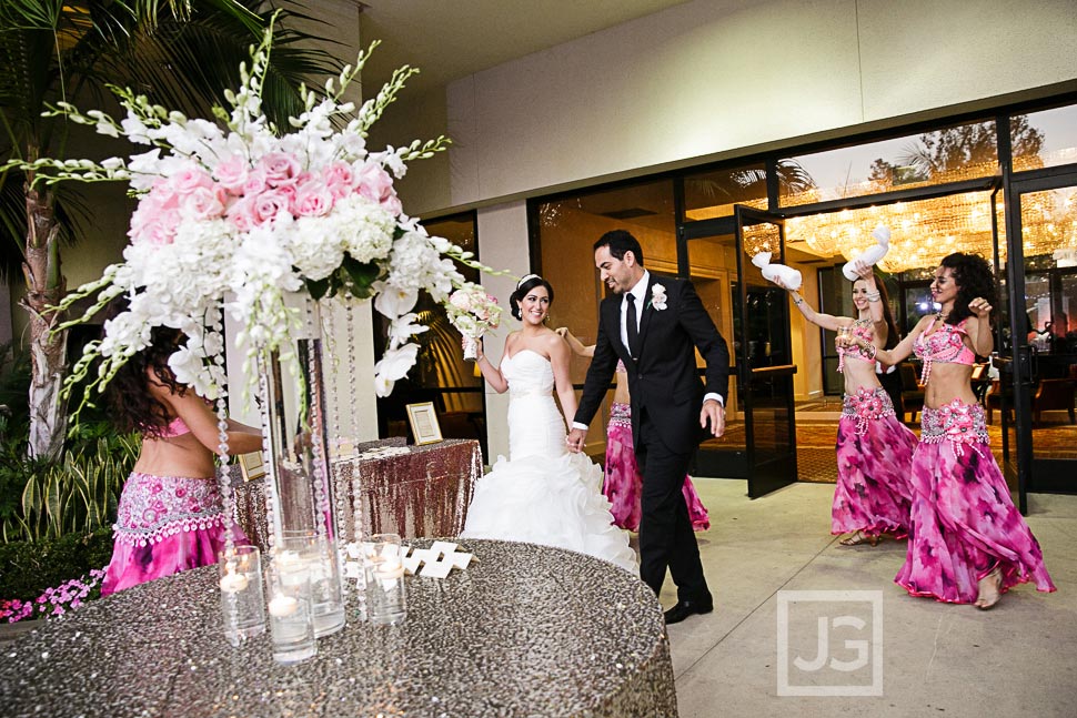 Fairmont Hotel Wedding Reception Grand Entrance