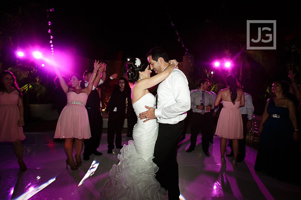 Fairmont Hotel Wedding Reception Dancing