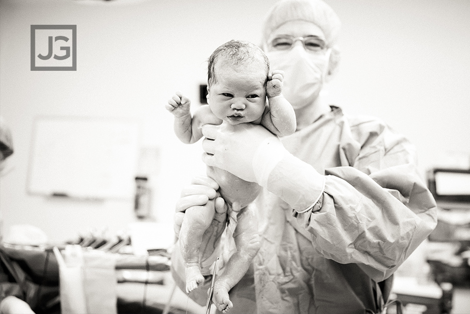 birth photography c-section surgery