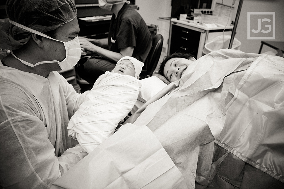 birth photography c-section surgery