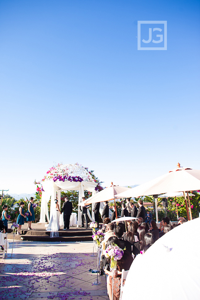 Hilton San Gabriel Wedding Ceremony