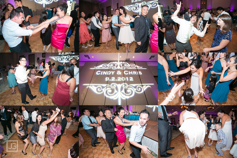 Wedding Reception at the Hilton San Gabriel Dancing