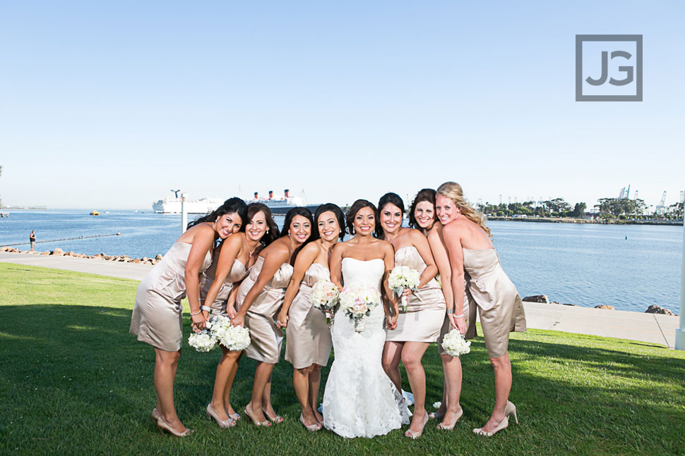 Shoreline Village Wedding Party Photos