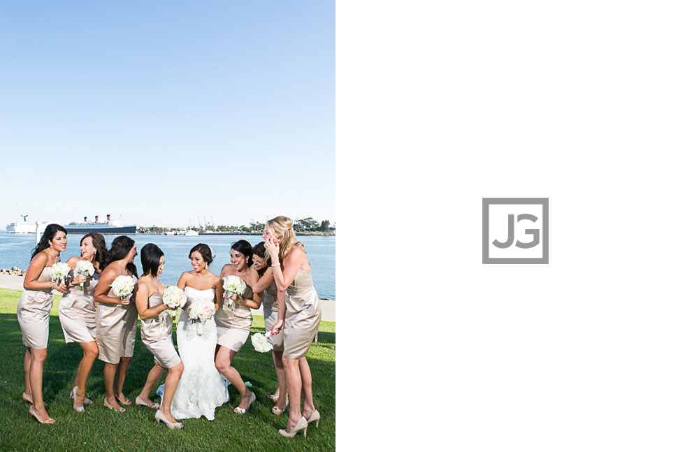 Shoreline Village Wedding Party Photos