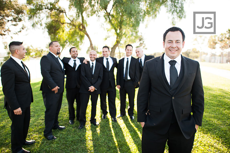 Shoreline Village Wedding Party Photos